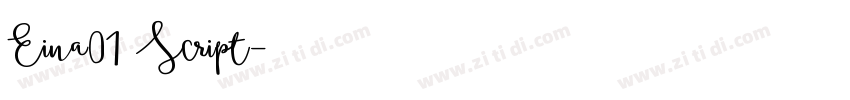 Eina01 Script字体转换